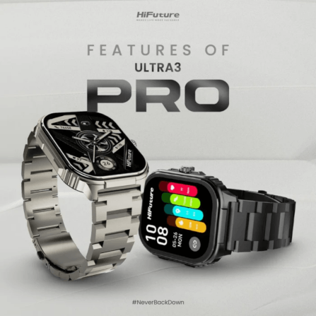 สมาร์ทวอทช์ HIFUTURE ULTRA 3 PRO มีฟีเจอร์ AI หน้าจอ AMOLED 2.04 นิ้ว สี SILVER_1